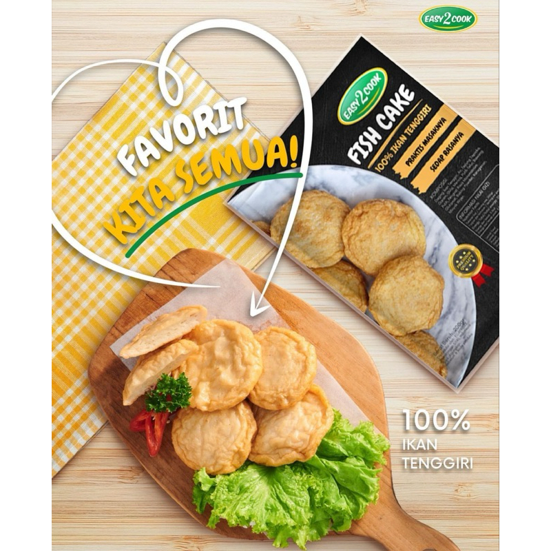 

Easy2Cook Fish Cake 100% Ikan Tenggiri 200gr - Festive Frozen Food