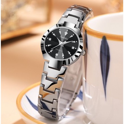 Jam Tangan Wanita Original Berlian Anti Air Kuarsa Bisnis Santai Wanita Jam Tangan Cewek (Kotak Grat
