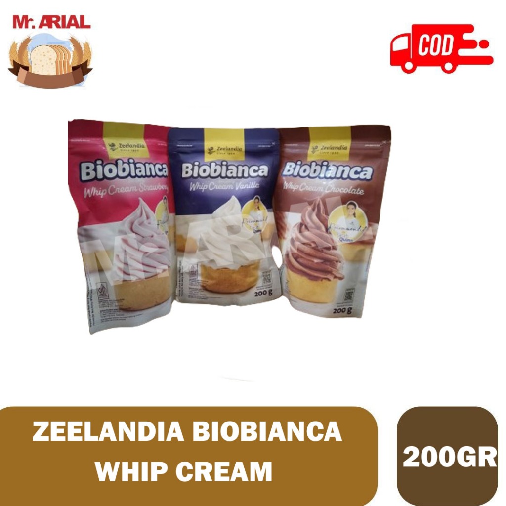 

Zeelandia Biobianca Whip Cream 200g Whipping Cream Bubuk