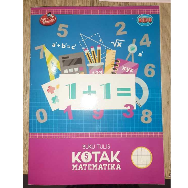 

SinarDunia - Buku Kotak Kecil (Matematika), Kotak Bear, Garis tiga (Tulis halus), 38 Lembar