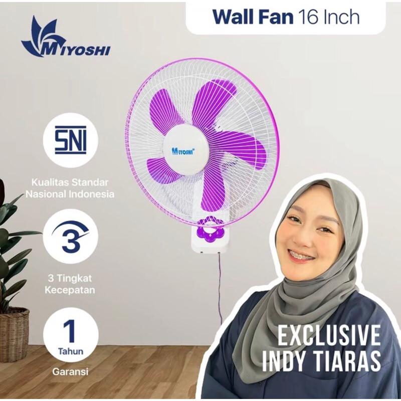 Kipas Angin Dinding Miyoshi