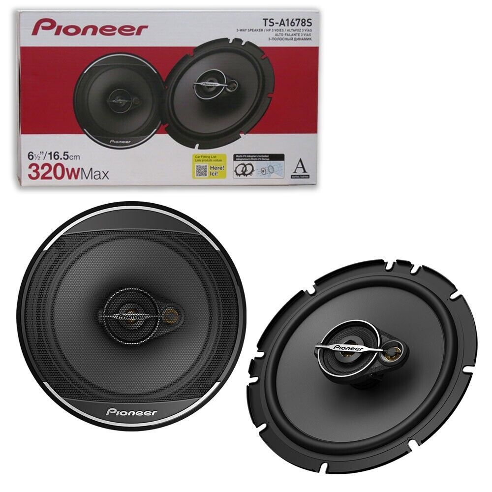 Speaker Coaxial 6.5 Inch Pioneer TS-A1678S 3-Way With Adapter / Speaker Mobil