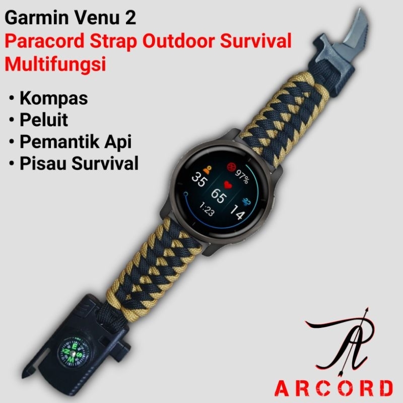 Tali Jam Smartwatch Universal Paracord Custom Strap Smartwatch Paracord Tali Jam Smartwatch Custom