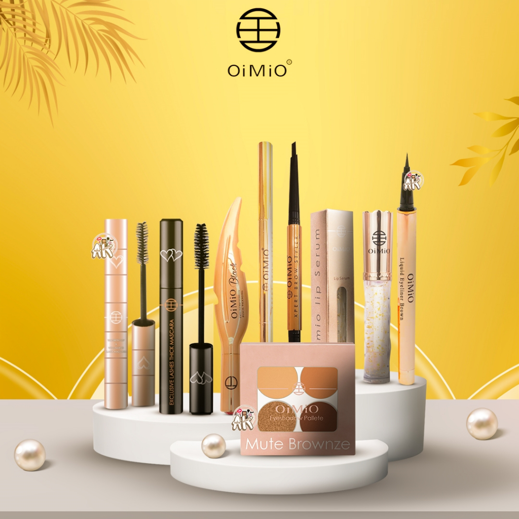 OIMIO MAKEUP SERIES ( MASCARA / LIP SERUM / EYESHADOW PALETTE / EYELINER & EYEBROW )