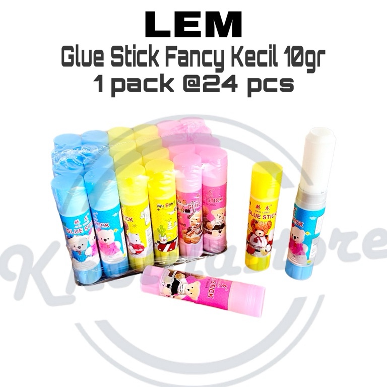 

KODE T56T 24 pcs Lem Stik Fancy Glue Stick Kecil 1gr