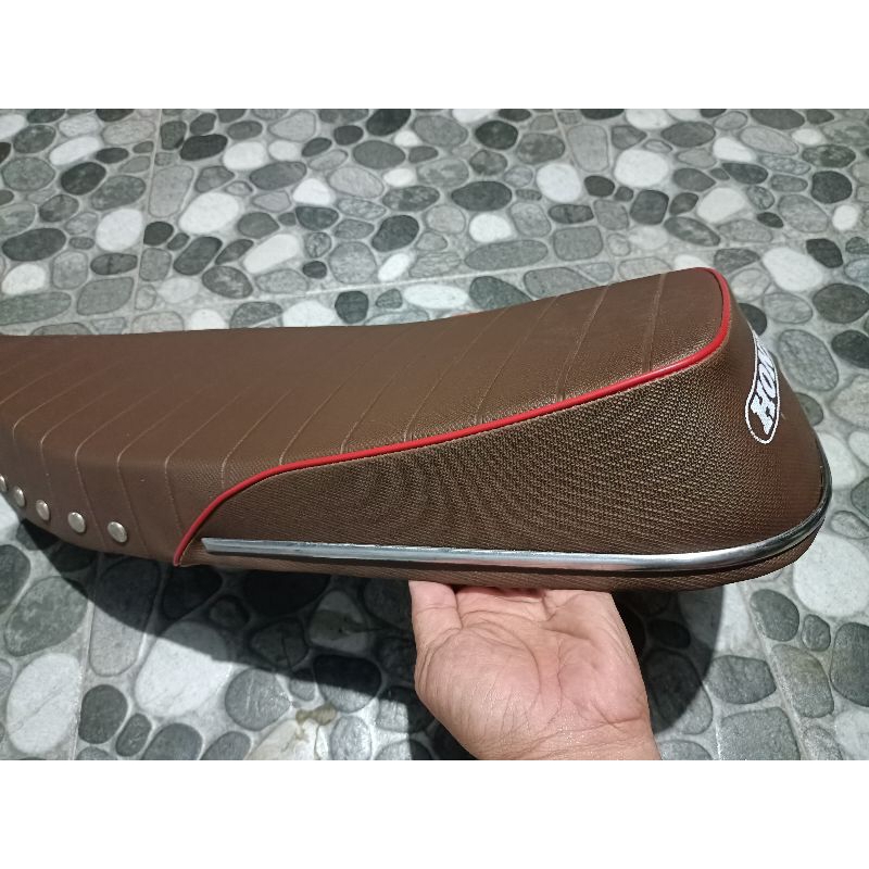 PROMOJOK MOTOR HONDA C70 CMK MODIF SPORT COKLAT LENGKAP LIS BENIK