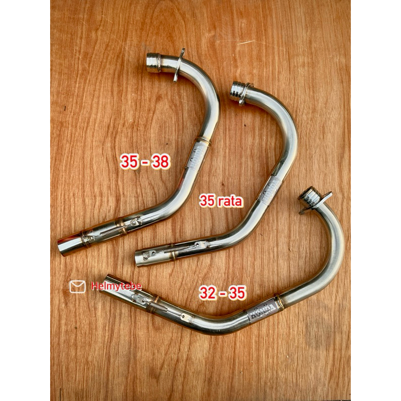 Slip on sambungan leher knalpot gl cb mp stenlis leher knalpot cb gl mp / leher knalpot cobi gl