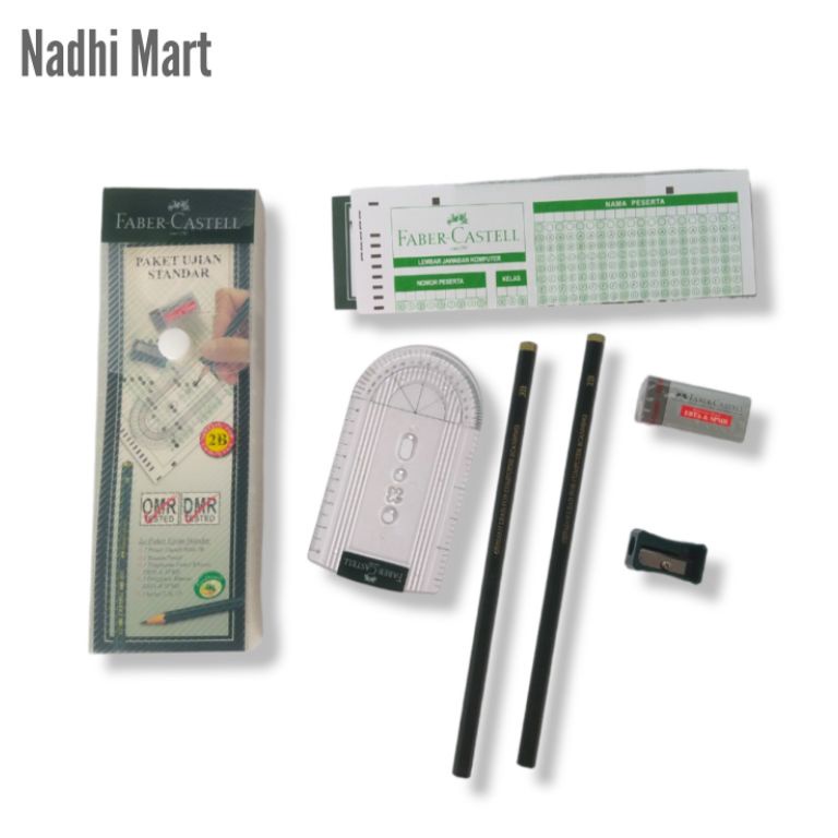 

KODE J46E FABER CASTELL PAKET ALAT TULIS STUDY SET PAKET UJIAN STANDAR FABER CASTELL 11945