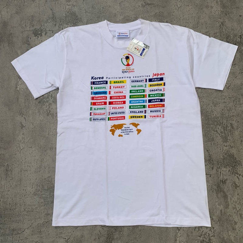 Kaos Vintage Official Merchandise World Cup 2002