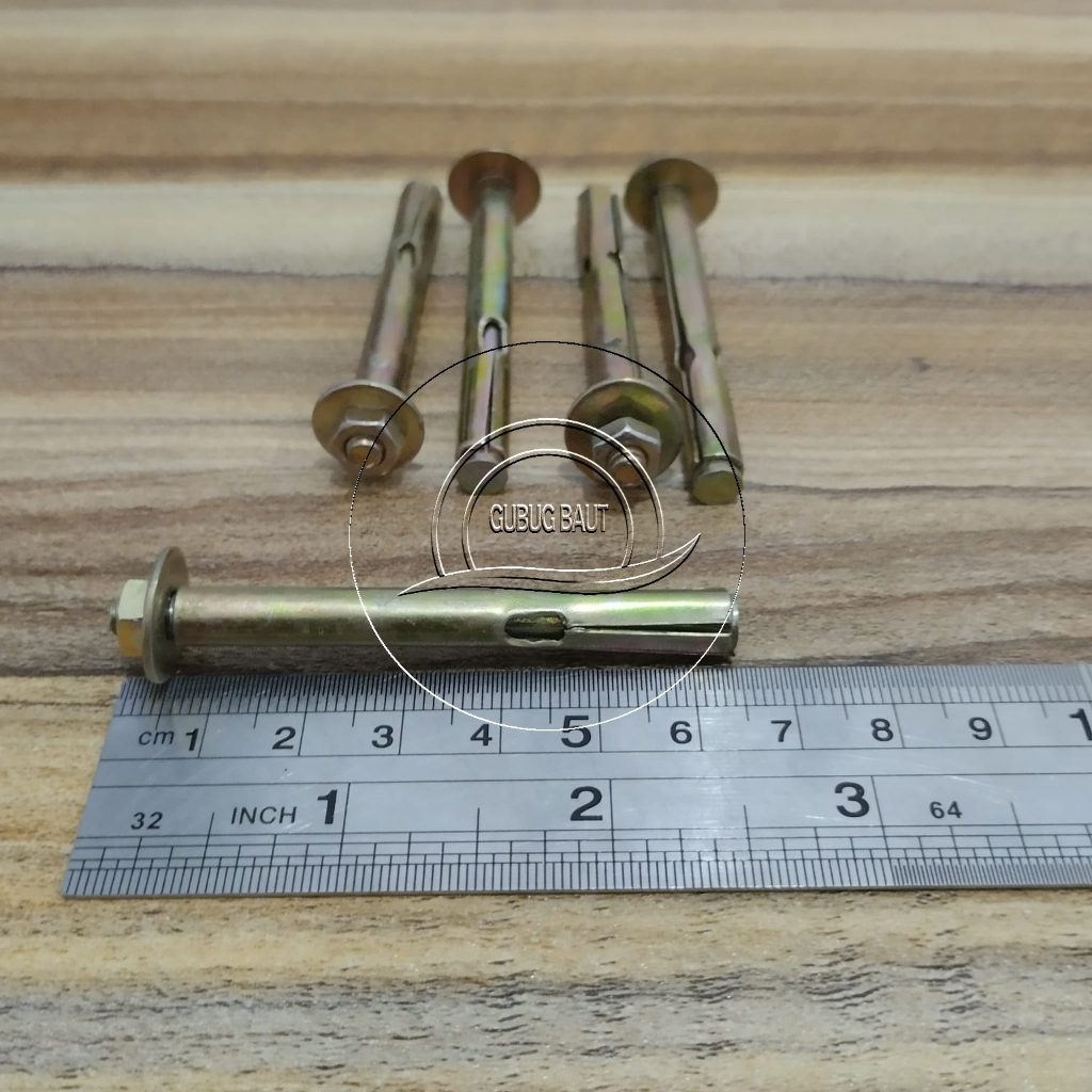 DYNABOLT KUNCI 8 M6X65 M6 X 65 PANJANG 6,5CM 6,5 CM DINABOLT 6X65 6 X 65 ANCHOR BOLT BAUT BETON BAUD