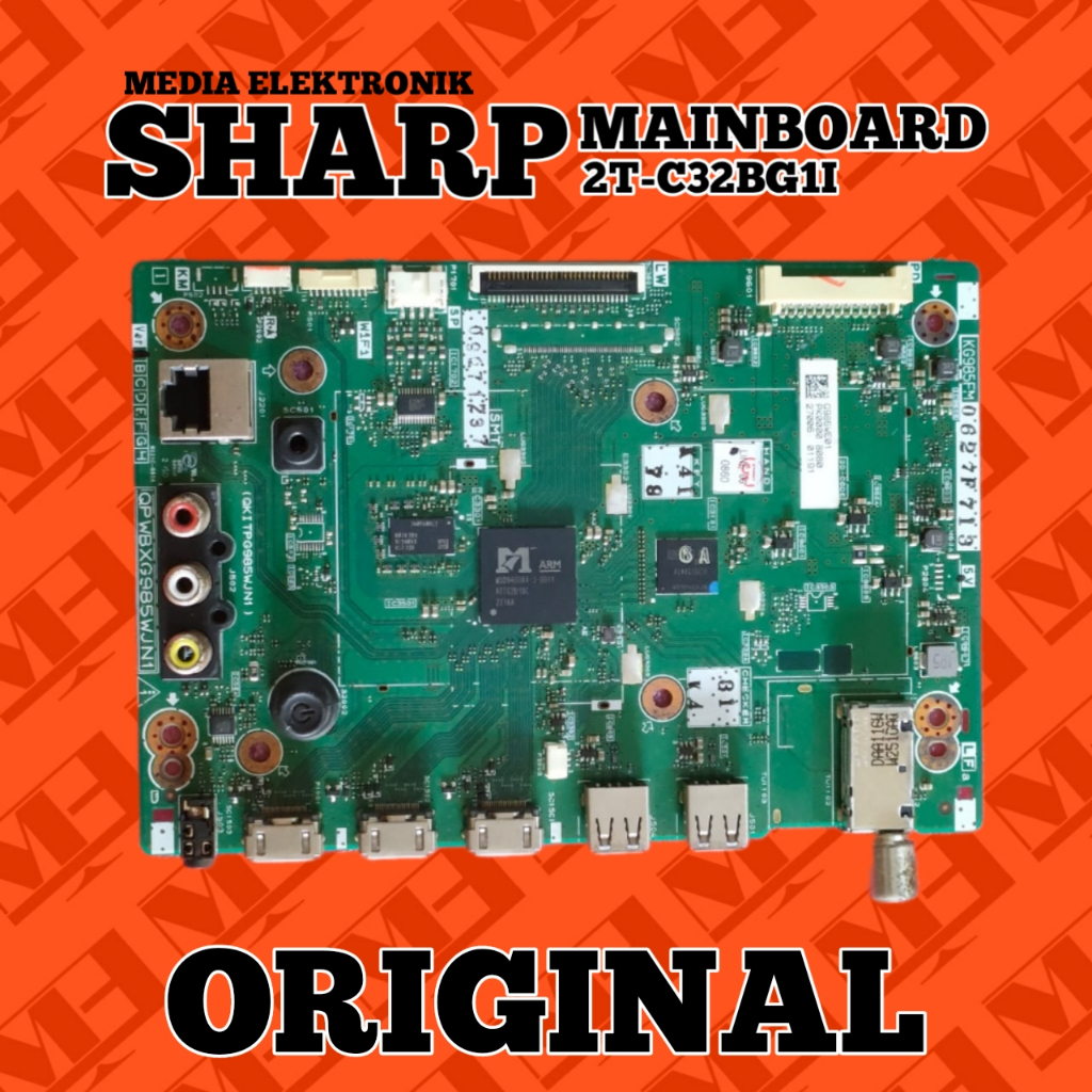 MB MAINBOARD TV LED SHARP 2T-C32BG1I - MOBO SHARP 32BG1I ANDROID