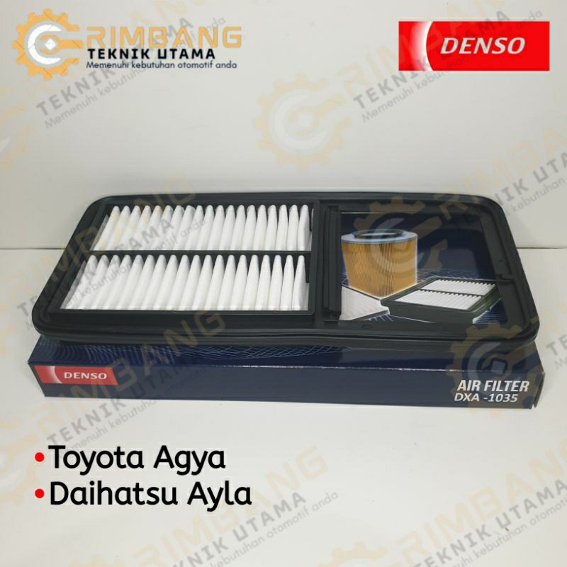 (Asli100%)FILTER OLI DXA-1035 AGYA 1.0 | AYLA 1.0 2012-2017 DENSO