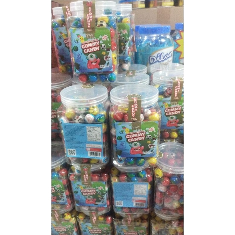 

Permen Lunak rasa buah isi selai strawberry