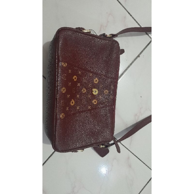 JUAL TAS PAPILLON K3433 MERAH MAROON PRELOVED LIKE NEW