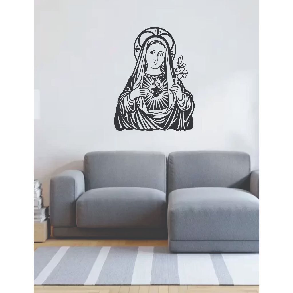 stiker bunda maria wall stiker cutting stiker dinding katolik krister stiker mobil bunda maria