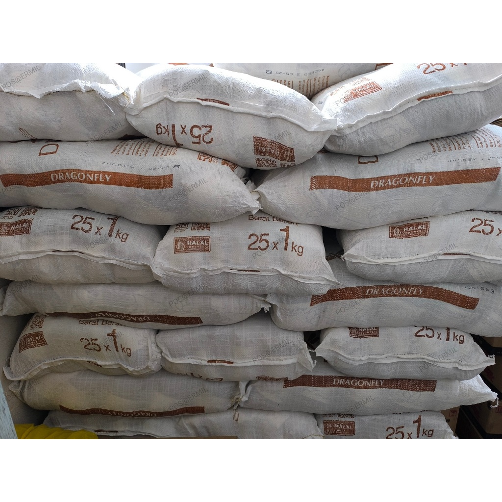 

RB DragonFly @ Terigu Kemasan 1 KG (Ball - 25 x 1 KG)
