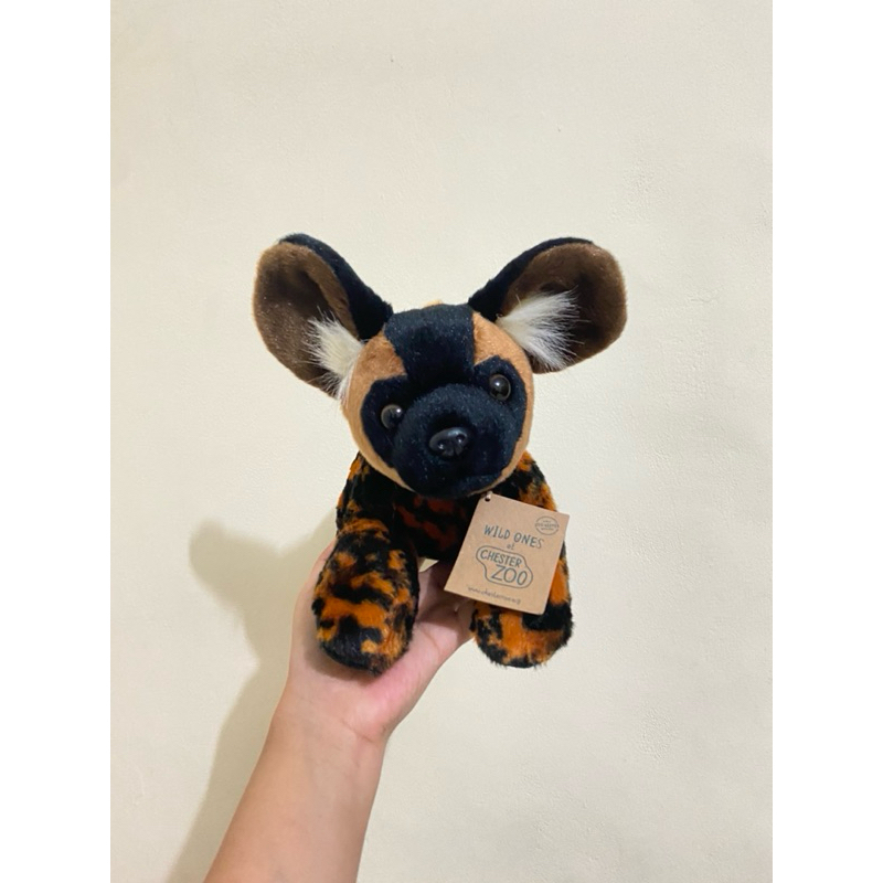 Boneka Wild Animal Karakter Hyena size 30x20cm original / Boneka Hyaena / Boneka Hewan Hyaena / Bone