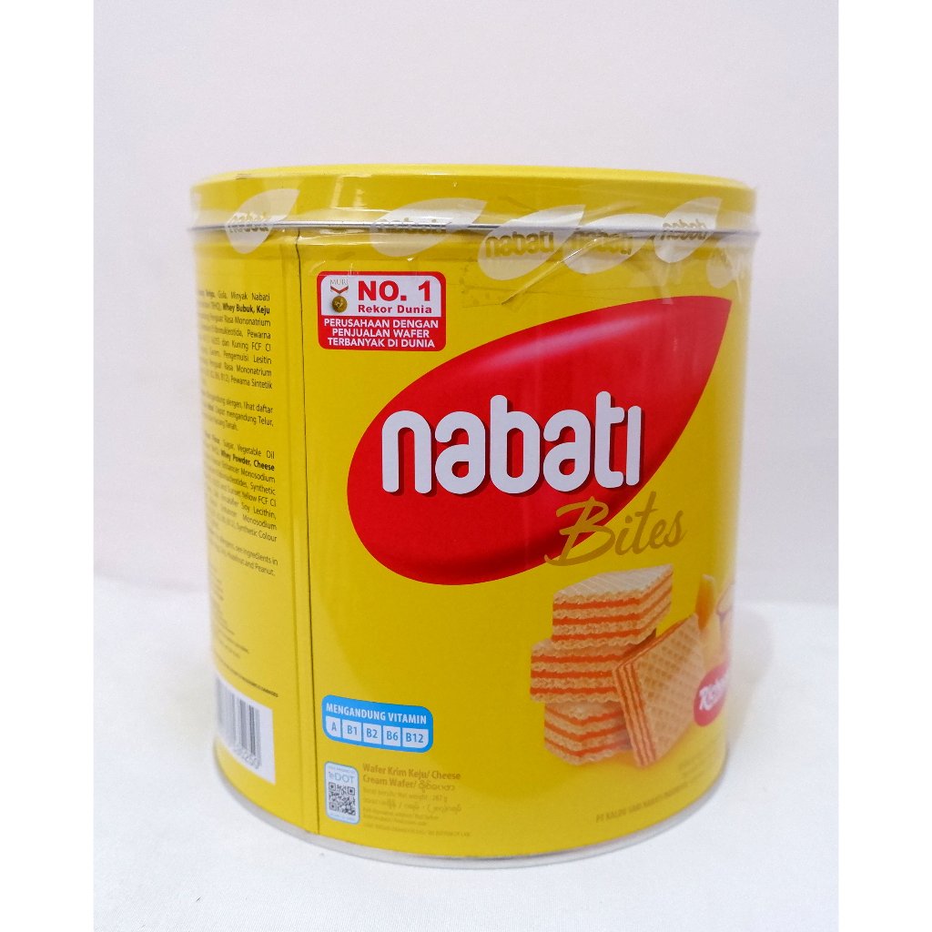 

Snack Miu - Nabati Wafer Keju / Nabati Kaleng 287Gr
