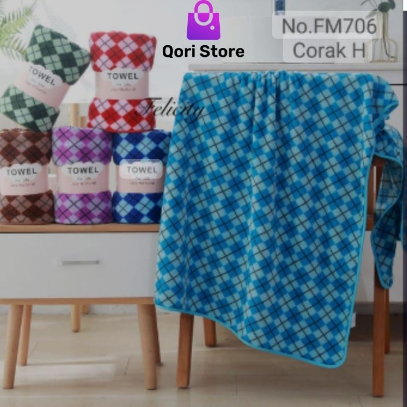Qori Store - Handuk Gantung Fm706h / Handuk Gantung / Handuk Gantung Mandi / Handuk Gantung Motif / 