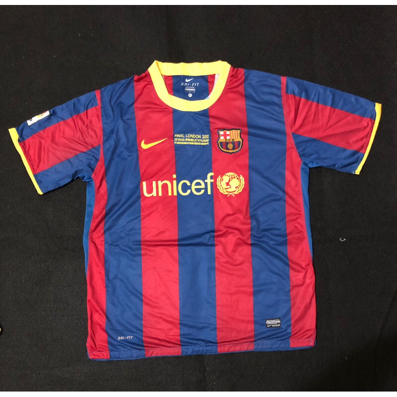 Jersey bola retro barcelona" home 2015 Edisi final champions - GO