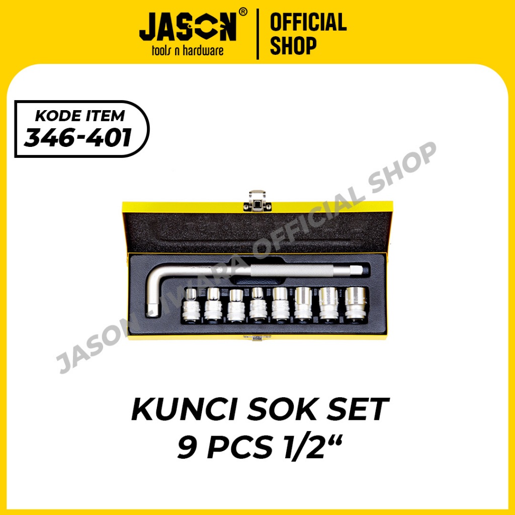 JASON KUNCI SOK 9 PCS (10-22MM) 6 PT