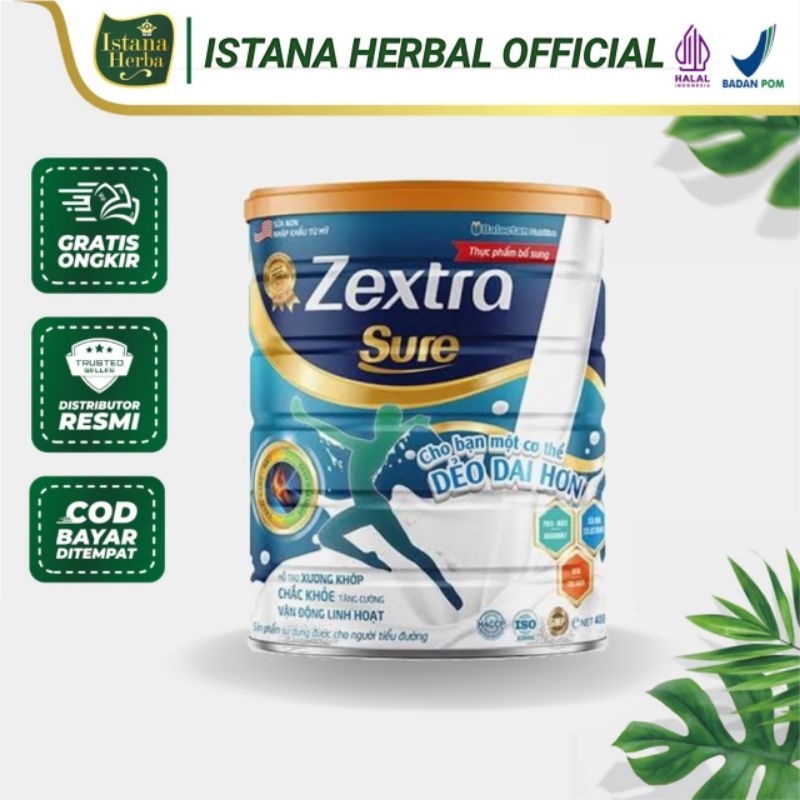 ZEXTRA SURE GOLD PLATINUM 100% Original Susu Untuk Kesehatan Tulang dan Sendi Jadi Sehat