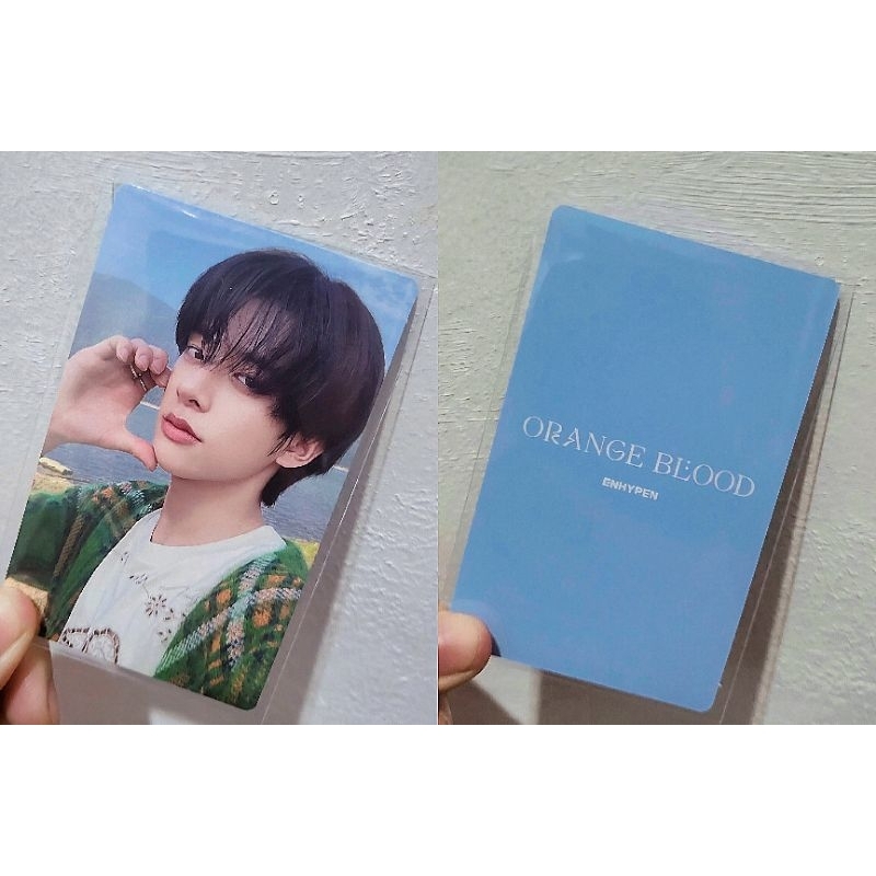 Enhypen Jake Orange Blood Engene Ver. Official Photocard