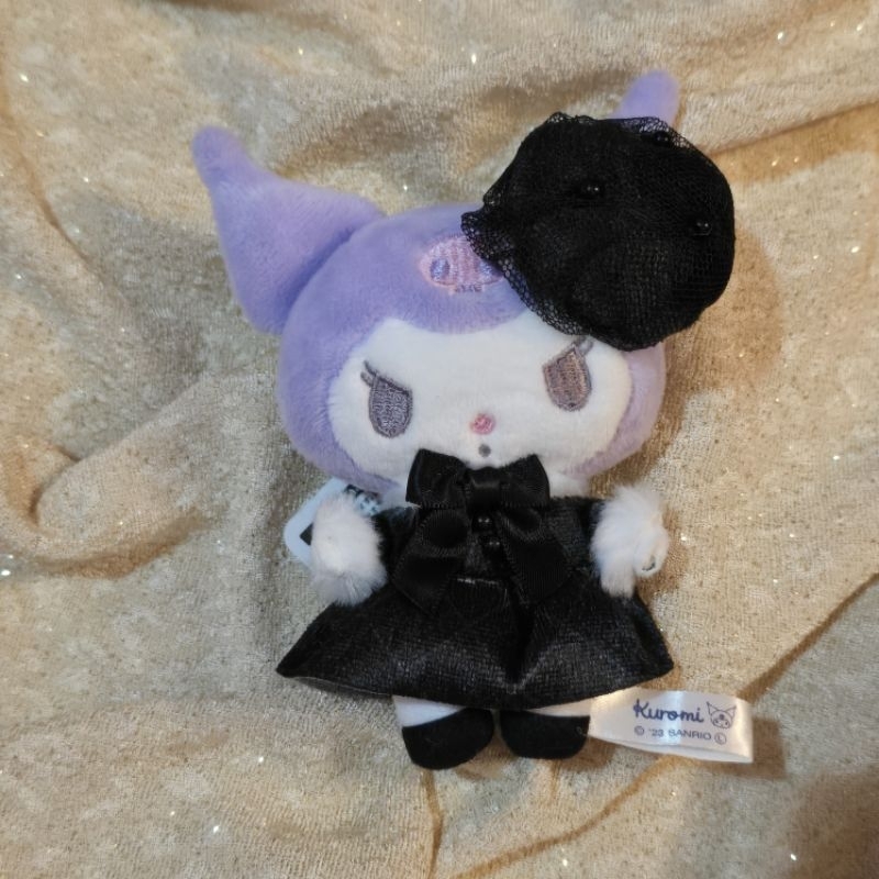 KUROMI KEYCHAIN PLUSH WINTER SERIES IN BLACK 2023 by SANRIO × FURYU (READY)