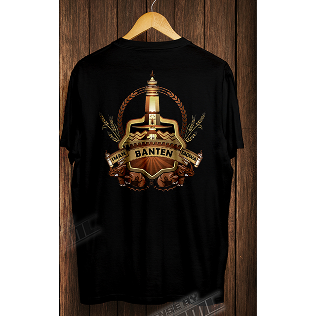 Kaos Logo Banten Iman Taqwa Combed 30s 24s Custom