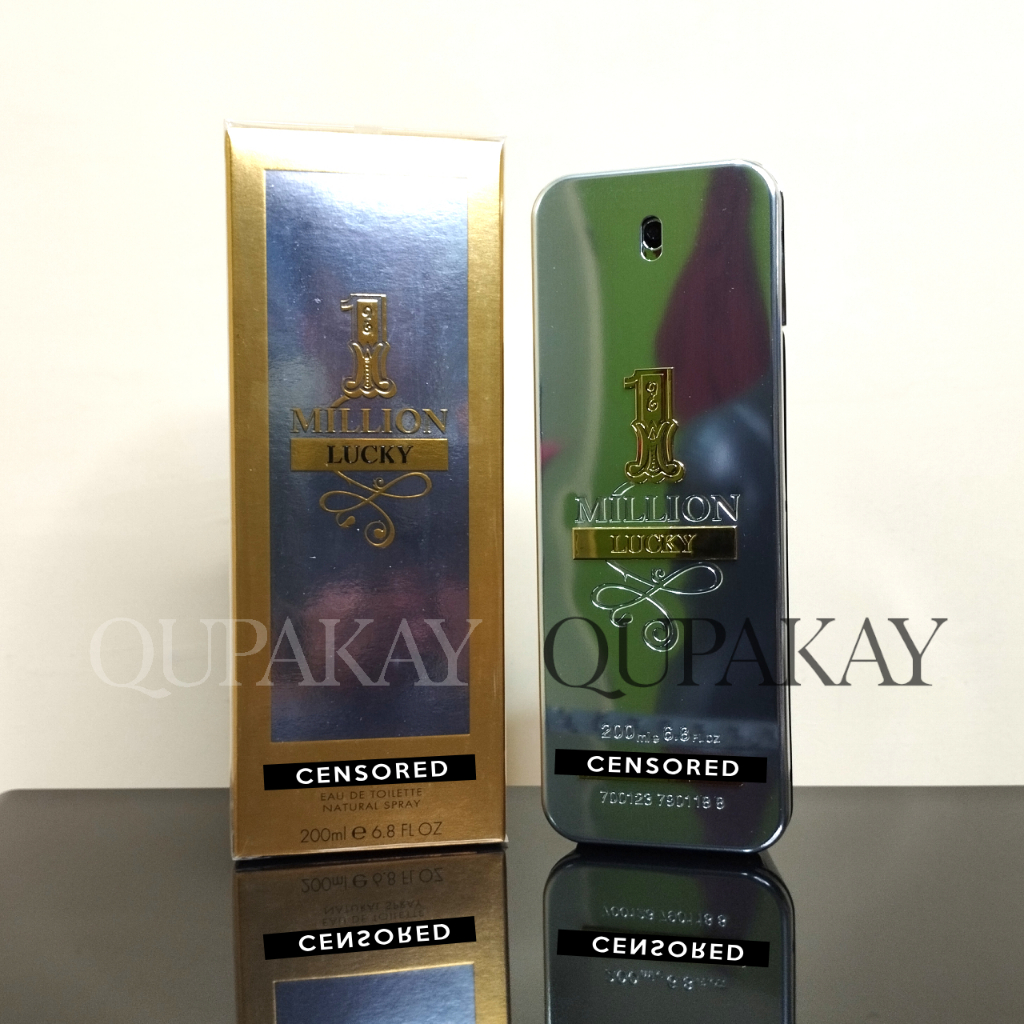 Preloved Parfum Paco Rabanne One 1 Million Lucky For Men 200ml 200 ml (EDT)