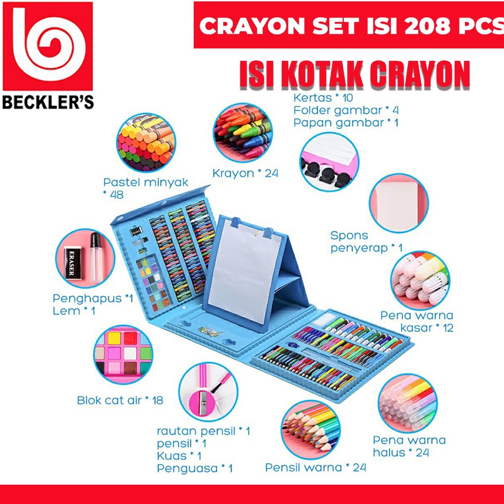 

KODE R3N Crayon Set 28 Pcs Pensil Warna Alat Menggambar Melukis Anakanak Crayon Cat Air Pensi murah dan praktis