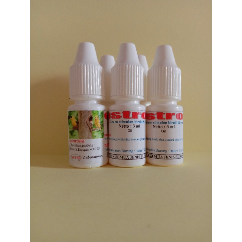ESTRON BURUNG ( untuk merangsang birahi dan ovulasi pada burung betina)