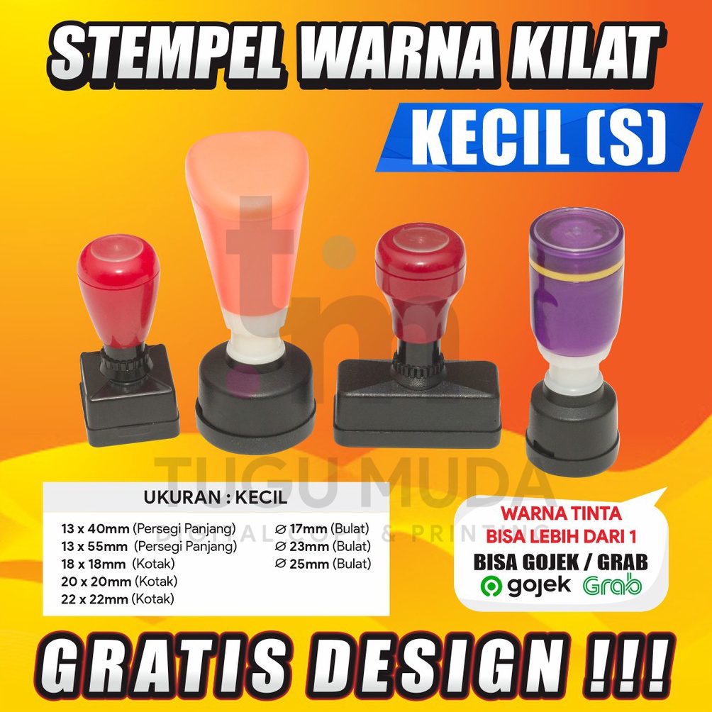 

KODE W1X Stempel Flash Warna Otomatis Ukuran S Custom Ukuran Gratis Design
