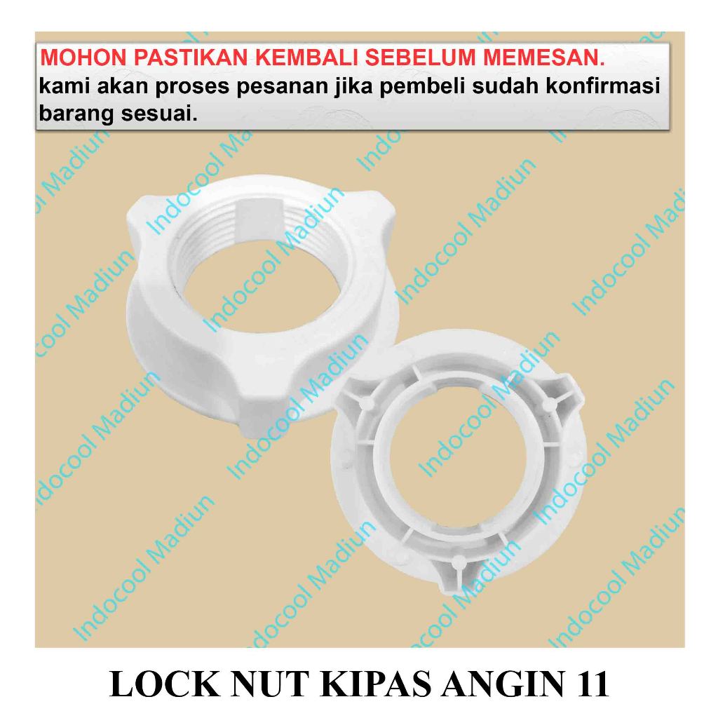 LNRC11 RING PENGUNCI KIPAS ANGIN / PENGUNCI JARING KIPAS / LOCK NUT KIPAS ANGIN 11