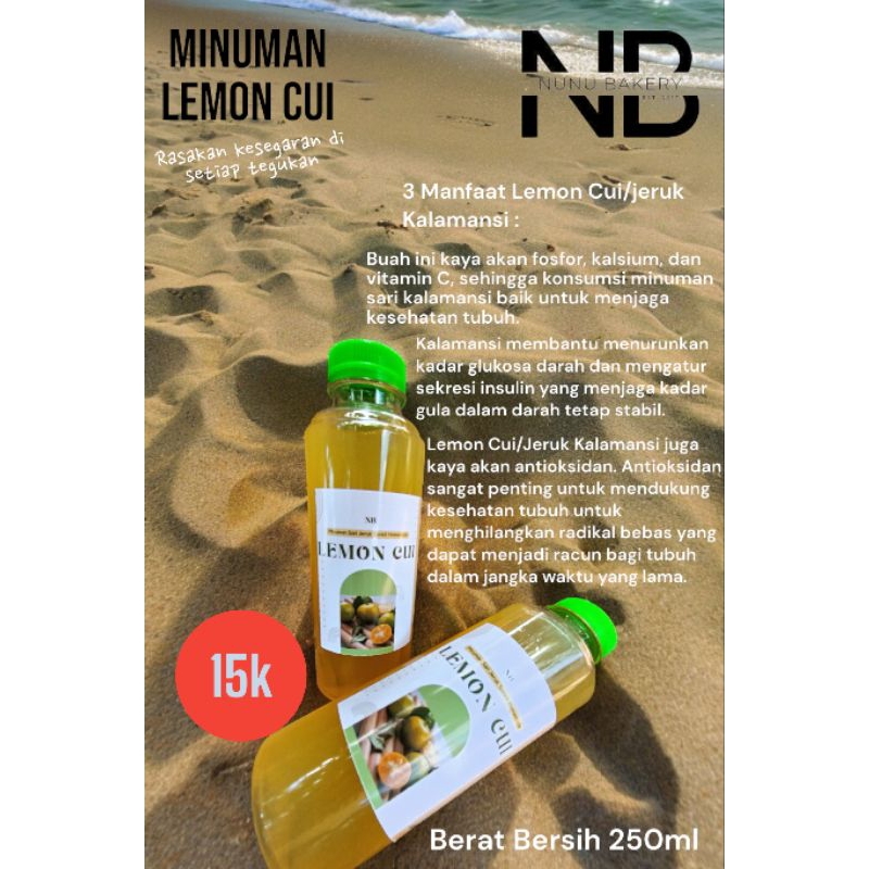 

NB Minuman Lemon Cui 250 ml