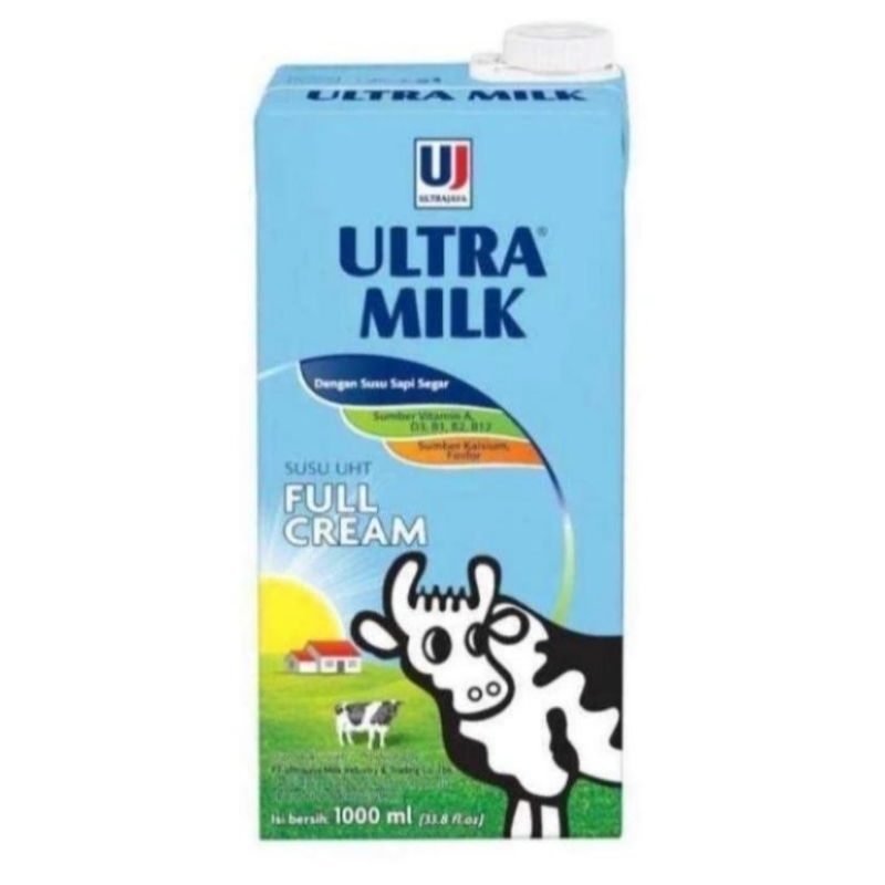 

Susu UHT Ultra Milk Full Cream 1 lt