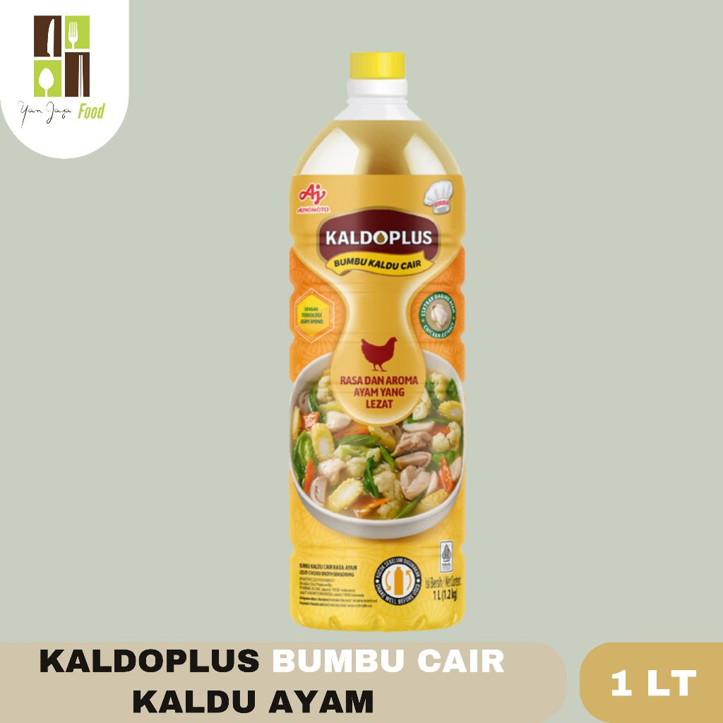 

KALDOPLUS Bumbu Kaldu Cair Rasa Ayam / Chicken Liquid Broth 1LT AJINOMOTO