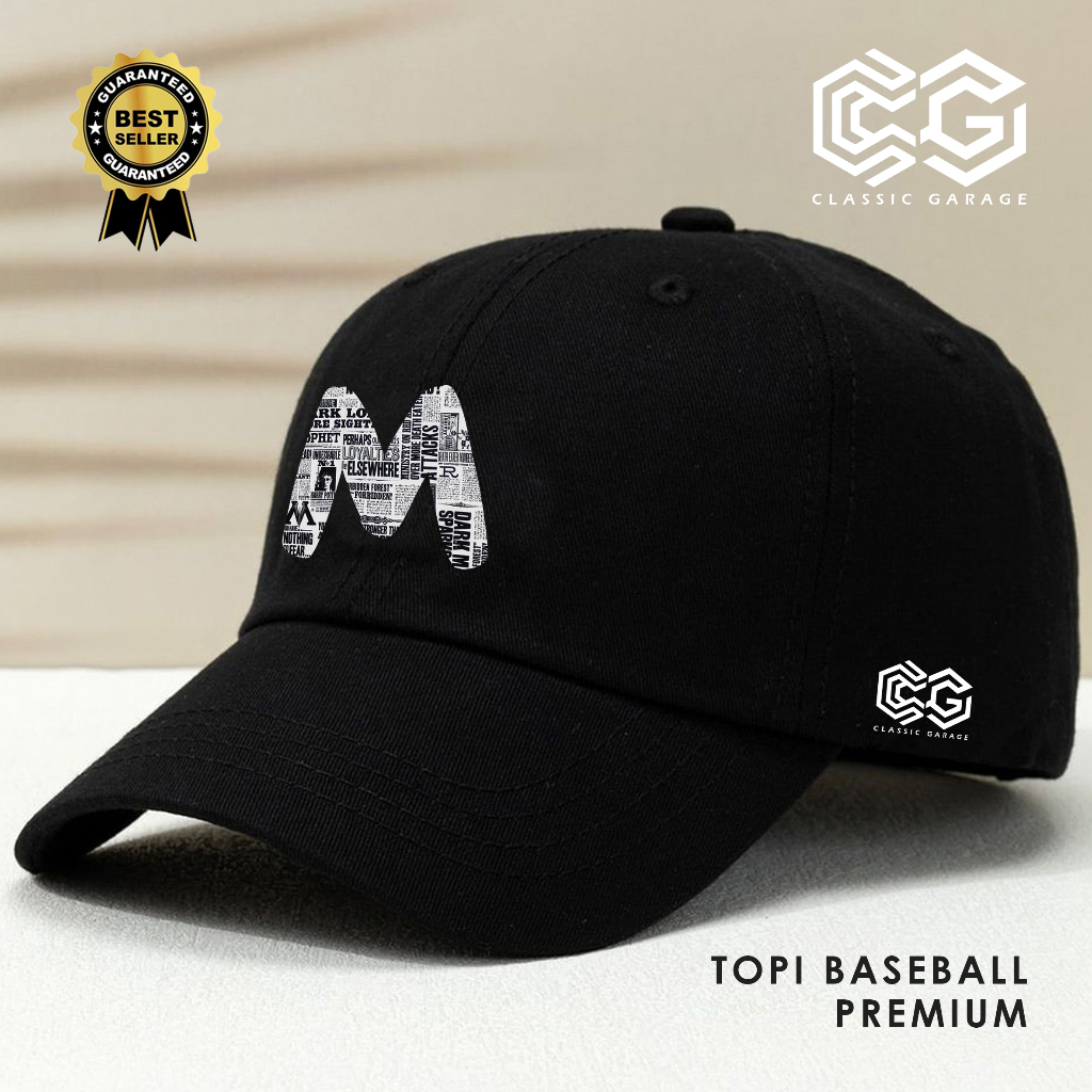 Topi Inisial Nama Logo Huruf Abjad A B C D E F G H I J K L M N O P Q R S T U V W X Y Z Fasion Akseso