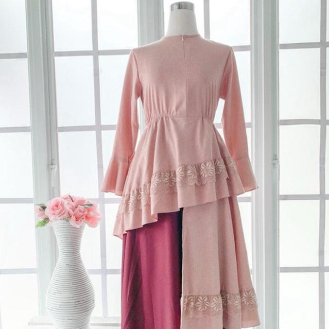 Gamis 53 In Dusty Pink By Alilac