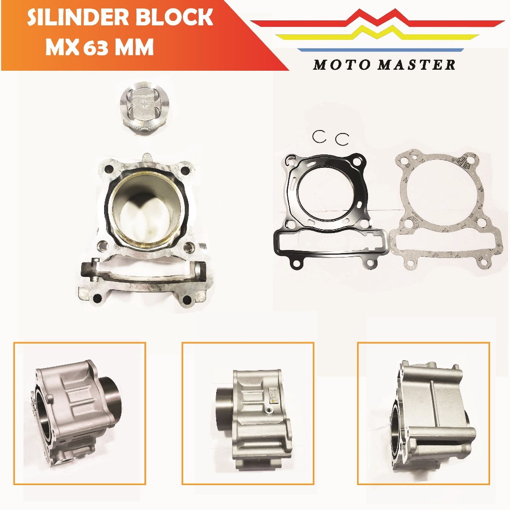Silinder Blok KLX 63 mm Motomaster