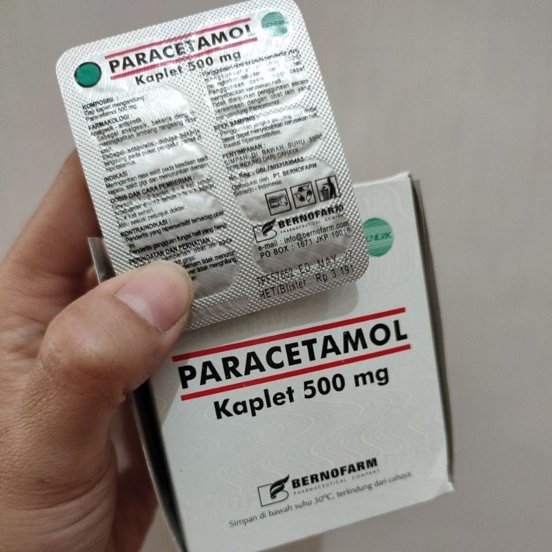 Paracetamol BERNOFARM & MERSI strip 10 tablet