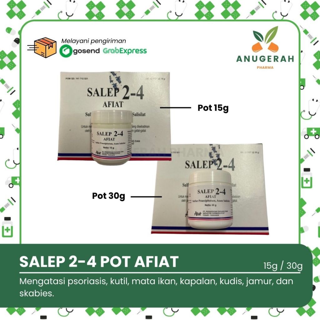Salep 24 Pot 15g / 30g Salep Gatal 24 Afiat (pengganti C**O)