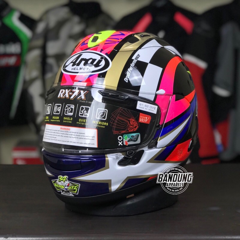Arai RX7X Schwantz 30th Anniversary Kevin Schwantz RX-7X