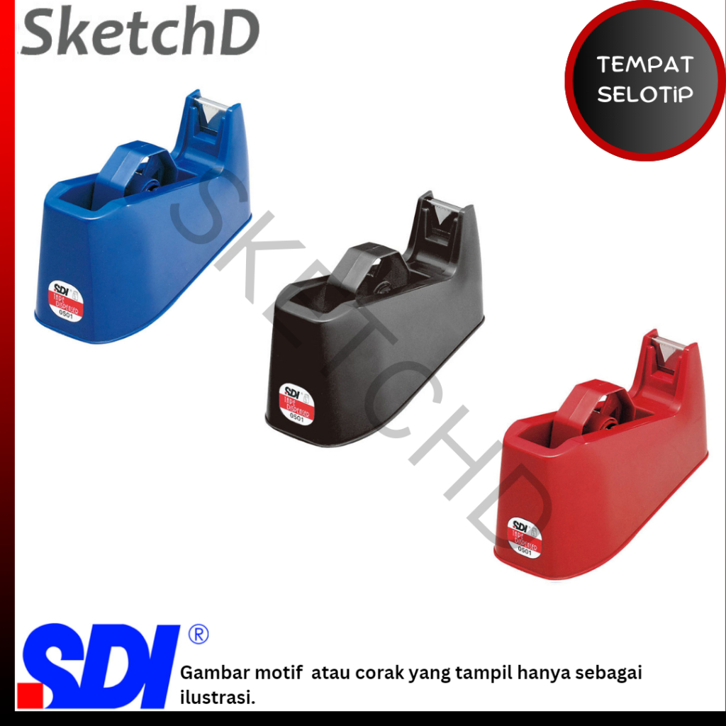 

Tape Dispenser Besar SDI 0501 Rumah Lakban untuk Roll Besar dan Kecil