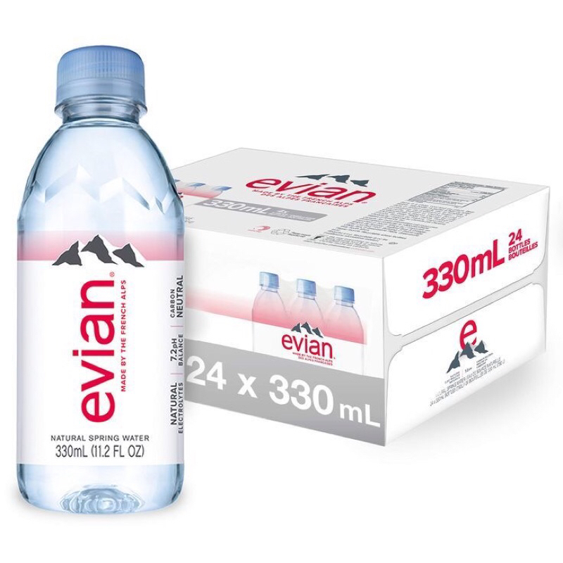 

Evian Mineral Water 330mL & 500mL