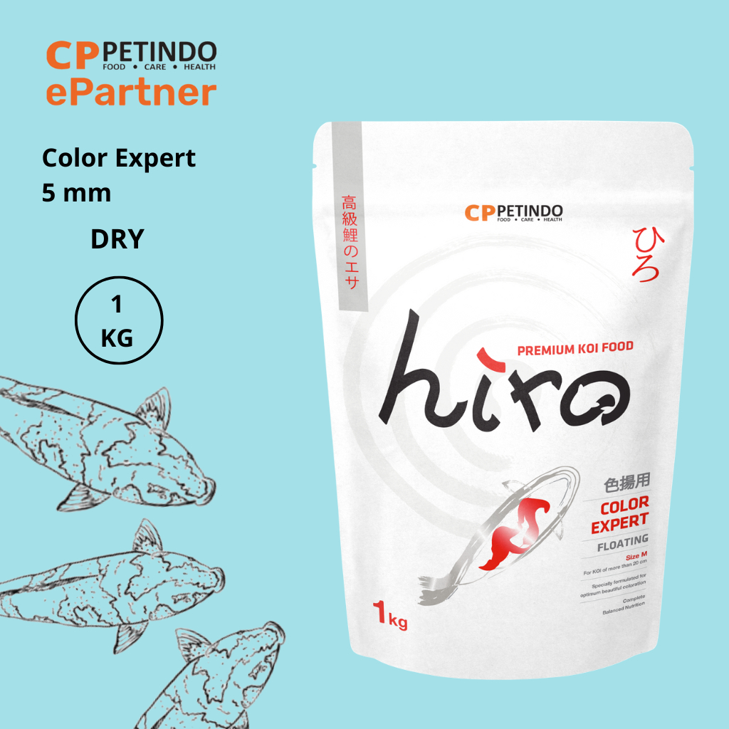 CPPETINDO Hiro Color Expert Koi Food 5mm – 1kg