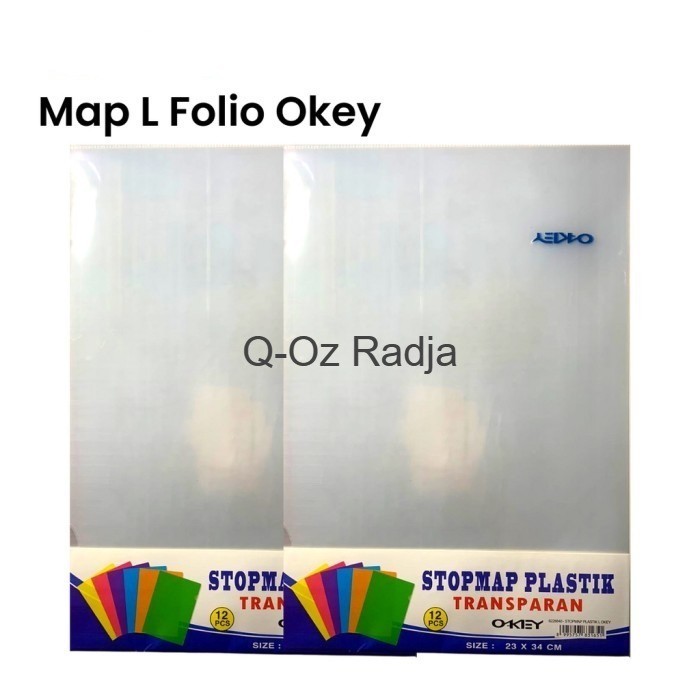 

Clear Sleeves Map Bening L "OKEY" per lusin