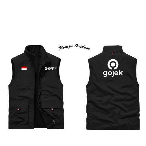 ORIGINAL  ROMPI PRIA OUTDOOR ANTI AIR GOJEK TERBARU | ROMPI MOTOR PRIA | VEST PRIA TERBARU | ROMPI O
