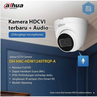 Paket 2 Camera Audio Dahua