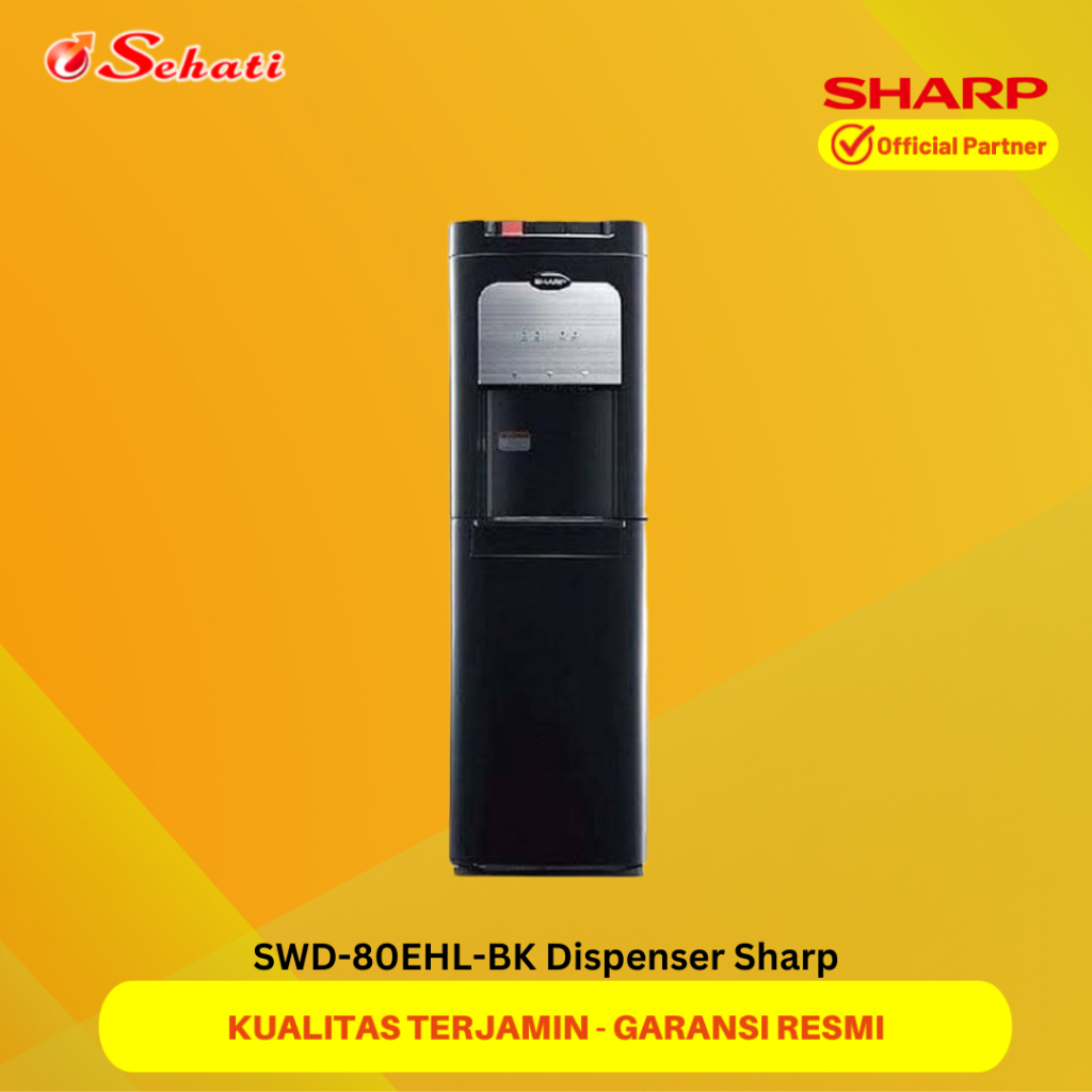 SHARP/DISPENSER/DISPENSER SHARP/DISPENSER GALON BAWAH/SWD-80EHL-BK